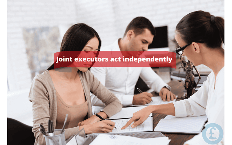 Money Savings Advice Joint executors act independently