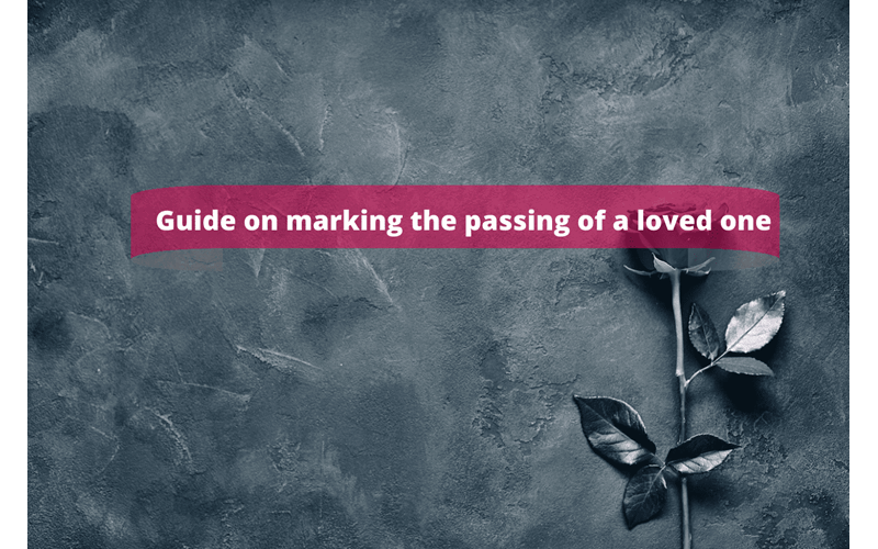 Money Savings Advice Guide on marking the passing of a loved one