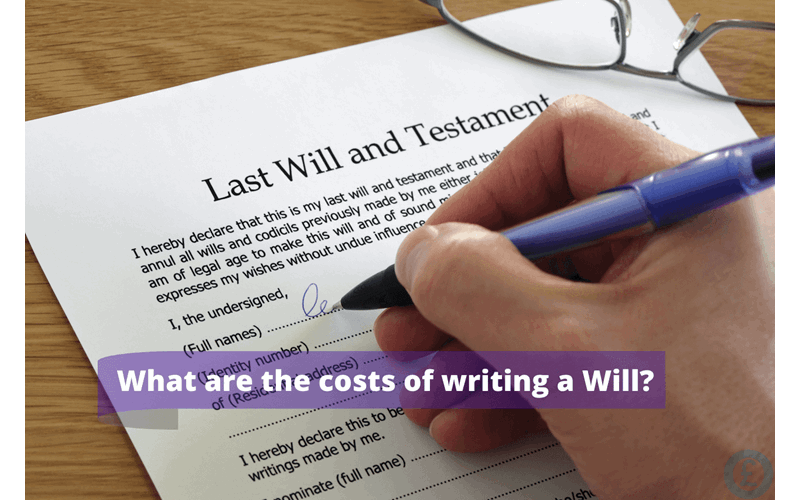 Money Savings Advice What are the costs of writing a will